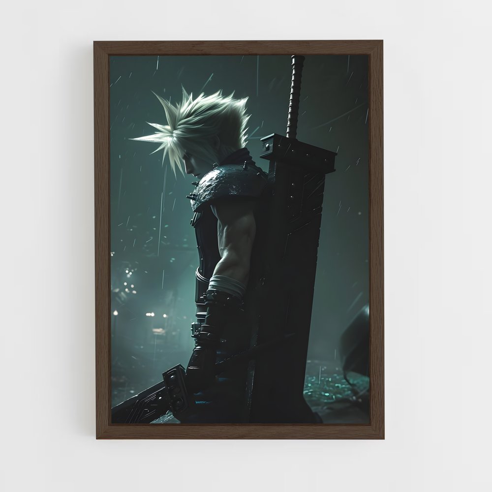Poster L'Épée de l'Héroïque – affiche Final Fantasy (vue 5)
